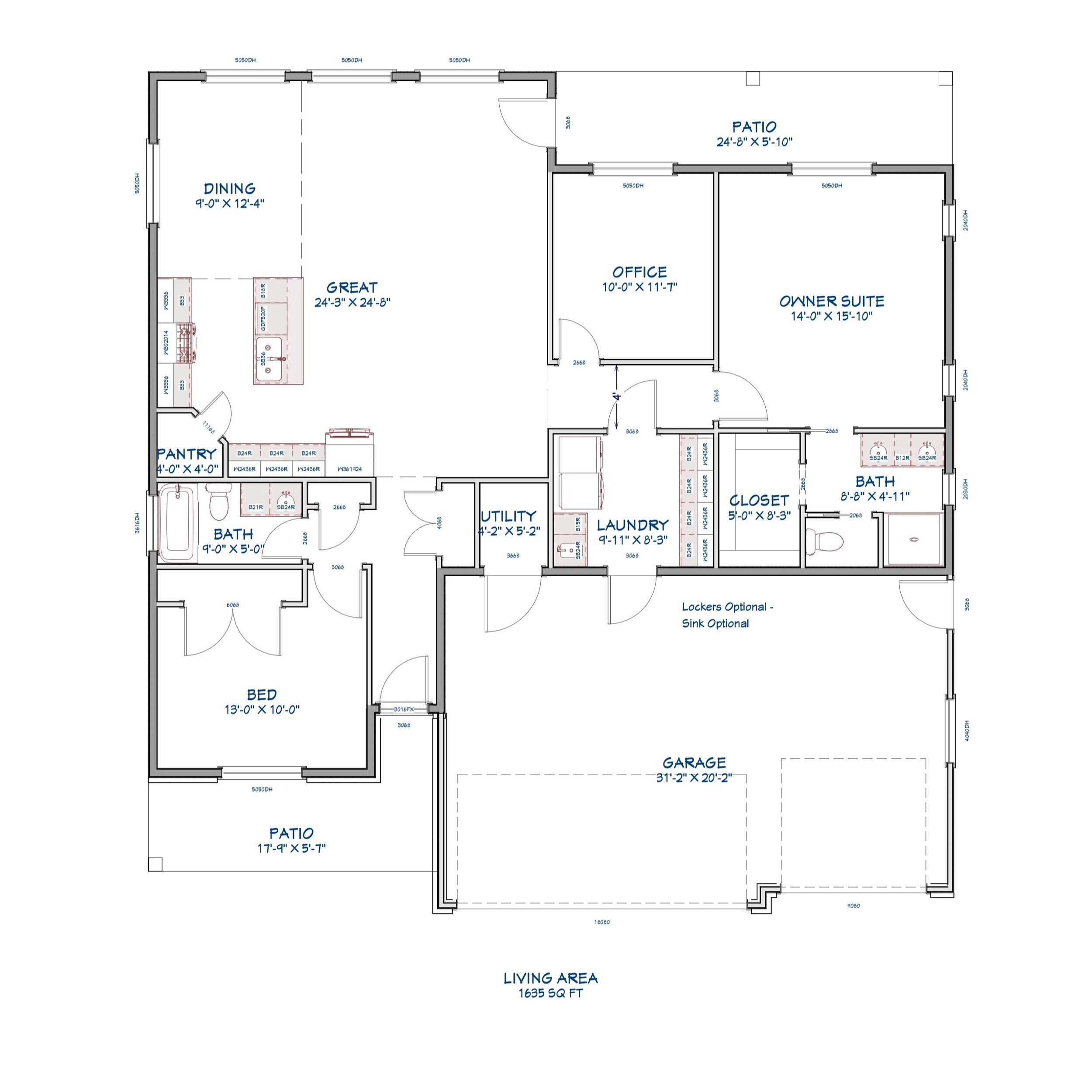 Main image of Aspen, a home-design built by B. Christopher Homes